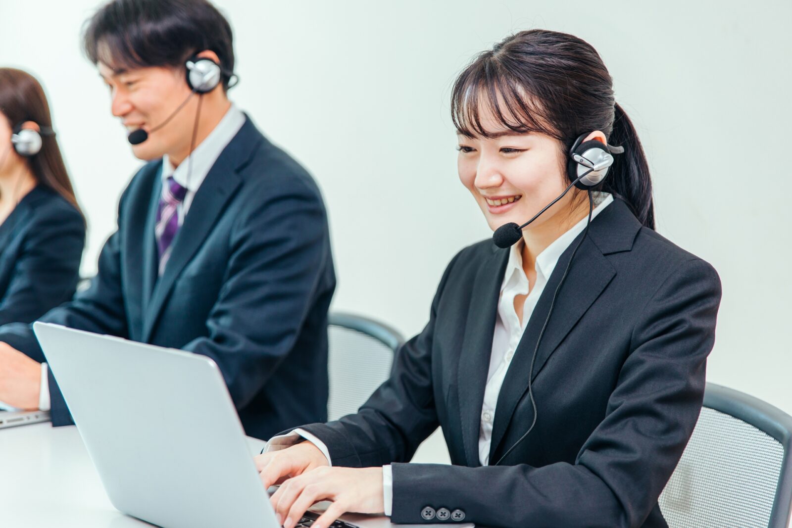 顧客対応業務でAIが活用される工程のイメージ