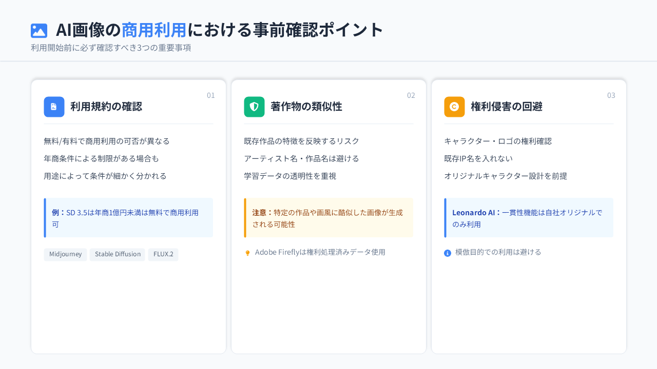画像生成AIを商用利用する際の7つの注意点