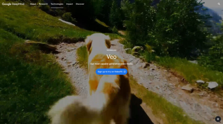 Googleが革新的な動画生成AI「Veo」を発表、高品質な動画がテキスト入力だけで生成可能に