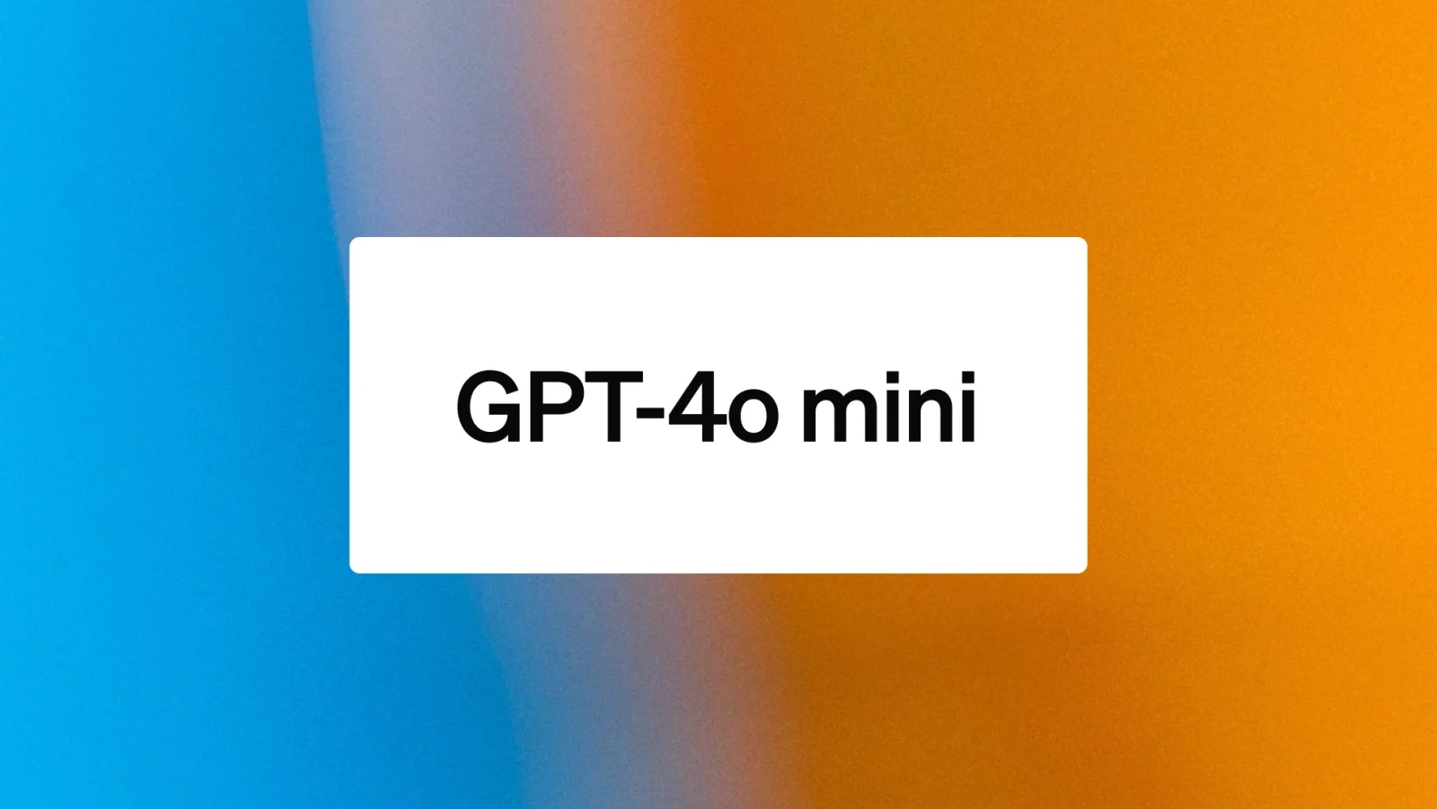 OpenAIがコスト効率の高い小型AIモデル「GPT-4o mini」を発表
