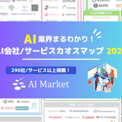 【AI業界まるわかり！AI会社／サービスカオスマップ2024】