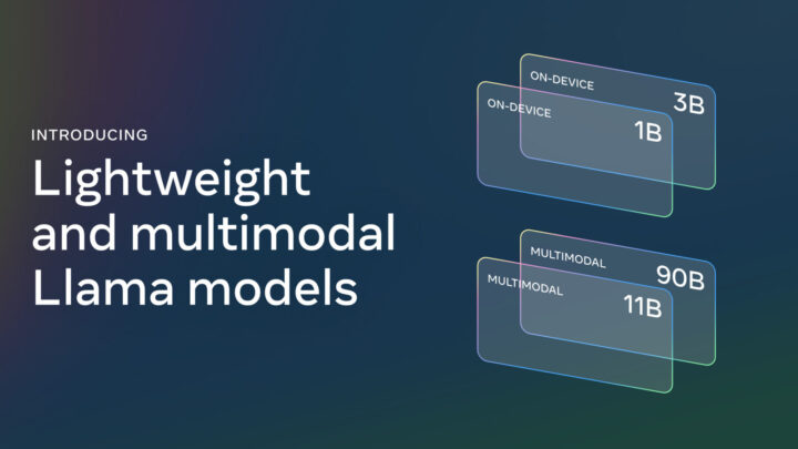 Meta、画像認識と軽量モデルを搭載したLlama 3.2を発表