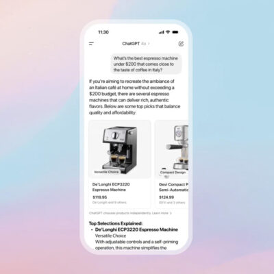 ChatGPTがショッピング支援機能で買い物体験を刷新！製品検索・比較・購入をアプリ内で実現