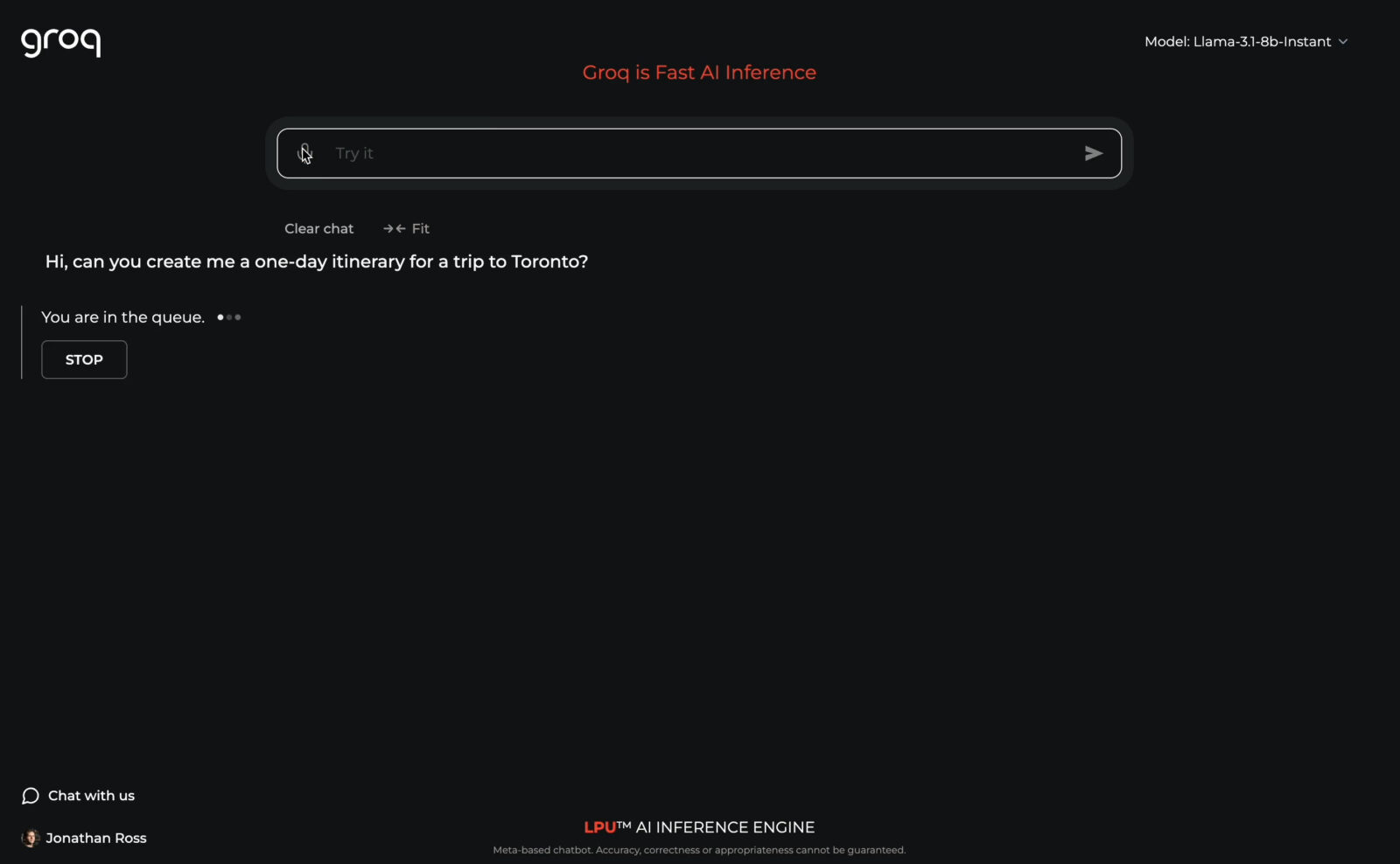 Groqの使い方
