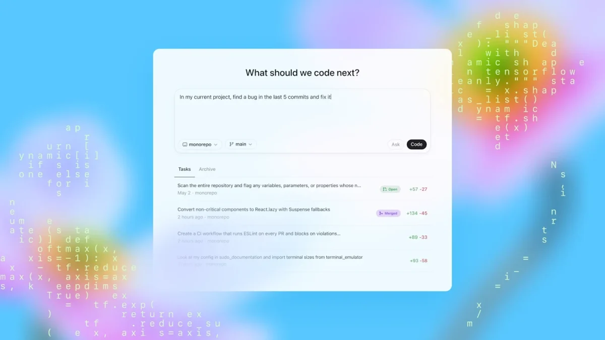 OpenAIが複数のタスクを同時に並行処理できるクラウドベースのソフトウェアエンジニアリングエージェント「Codex」を発表