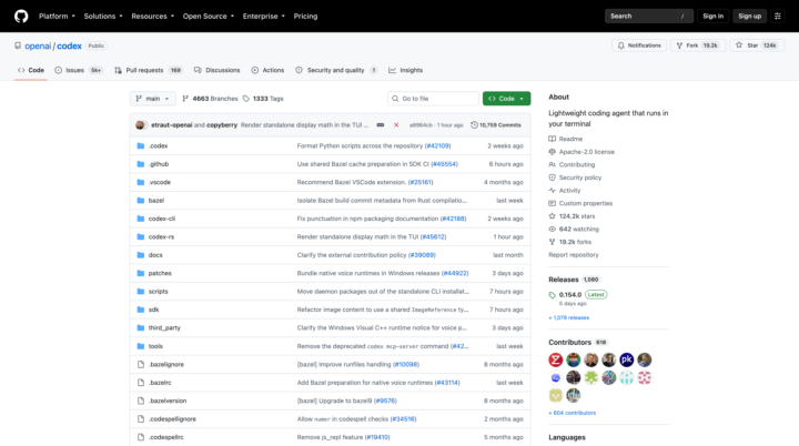 GitHub｜OpenAI Codex CLI
