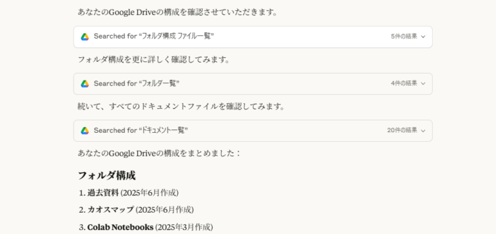 Google Driveの構成