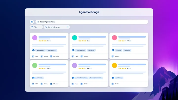 AgentExchange：導入・拡張を加速するマーケットプレイス