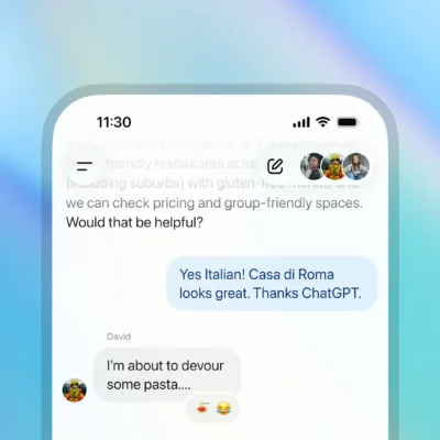 OpenAI、ChatGPTにグループチャット機能を試験導入、複数人とAIが同一会話で協働可能に