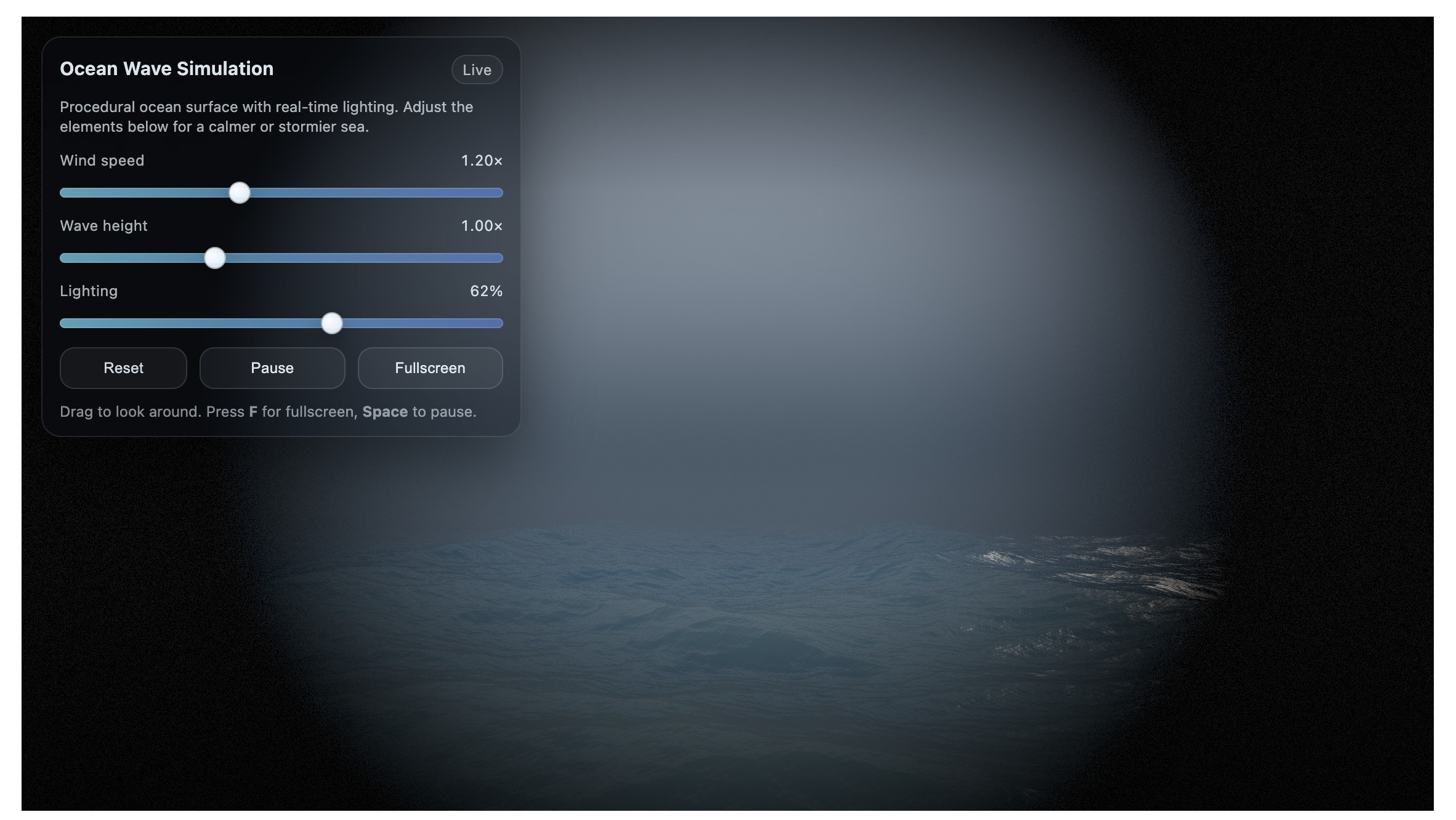 海の波シミュレーショ