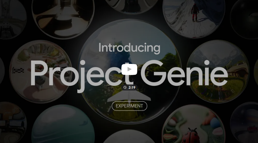 Google DeepMind、対話型世界生成プロトタイプ「Project Genie」を米国のAI Ultraサブスクリバー向けに提供開始