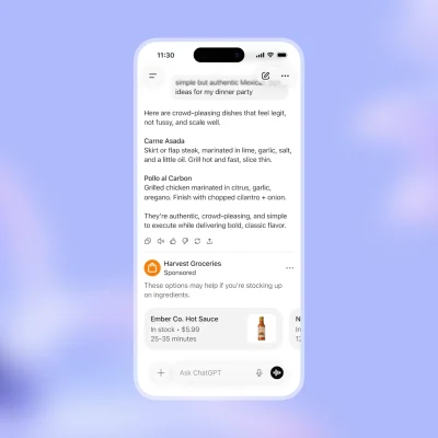 OpenAI、ChatGPTに広告導入と月額8ドルの「ChatGPT Go」プランを全地域で提供開始