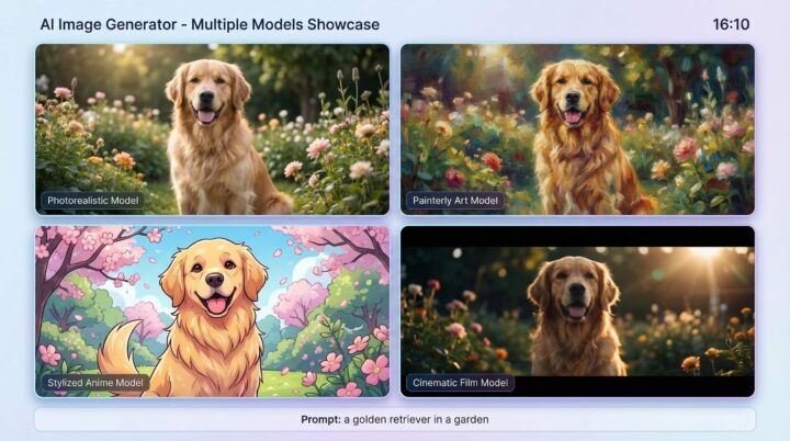 複数のAIモデルが搭載されている